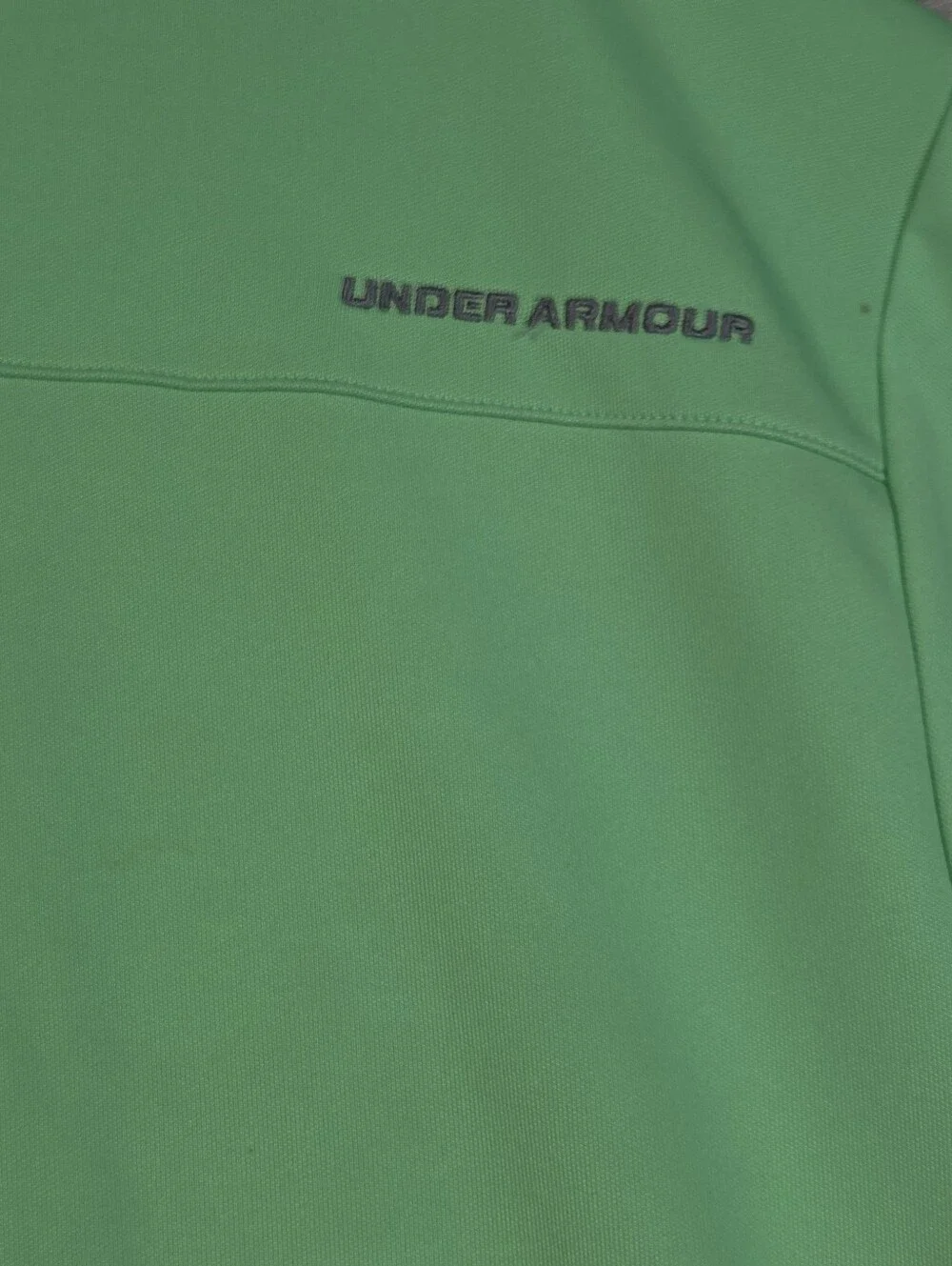 Under Armour Men’s Neon Green Performance Polo